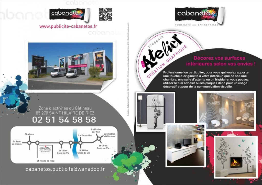 SARL PUBLICITE CABANETOS Publicite Saint Gilles Croix De Vie Realisation 3 3